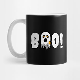 Boo! - Fun Ghost Halloween Design Mug